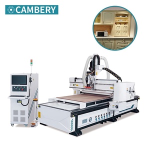 Cabinet Design Multi-spindles ATC Furniture <strong>Automatic</strong> Wood Cutting <strong>Cnc</strong> Nesting Machine - Product Image 1