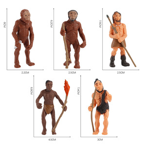 シミュレーション原始人モデル人間の進化の歴史人類Homo habilis砂型図表示子供の科学 - Product Image 5