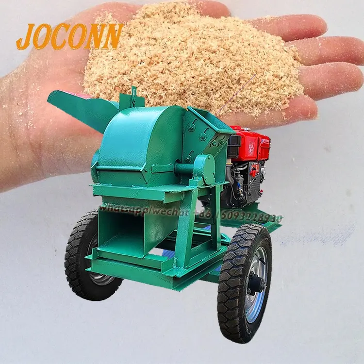 Máquina trituradora para hacer chips de madera en serrín/madera, molino de martillo para la venta