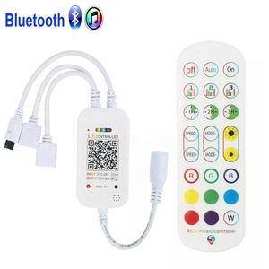 DC5-24V 24key Wireless Musik controller IR Remote Smart APP Dimmer Controller 16 Millionen Farben mit Timer-Modus für RGB-Streifen - Product Image 1