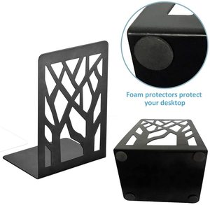 2024 פקק קצוות ספר מתכת באיכות גבוהה מותאם אישית למדפים דקורטיביים - Product Image 2