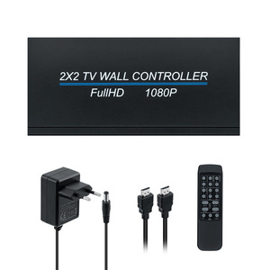Controlador de pared de video de TV 1 a 4 Interruptor de matriz USB Procesador 2x2 1080P con enchufe de la UE () - Product Image 1