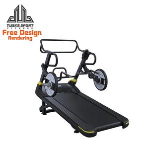 Kommerzielles Laufband ohne Strom Fitness Fitness Air Running Machine Selbst generiertes nicht motorisiertes Flachbrett-Laufband
