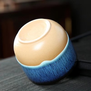 Fırın değişimi stil seramik kahve fincanları çömlek akış camlı retro çay bardağı el yapımı espresso bardakları sapsız - Product Image 2