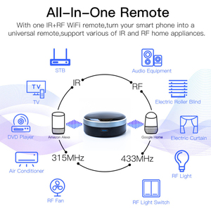 Tuya חכם wifi ir rf מרחוק מודול בקר מודול 433 315 mhz אוניברסלי קול שליטה מרחוק עובד עם alexa Google הביתה - Product Image 3