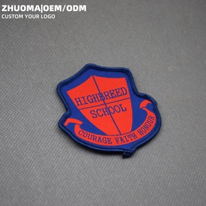 Tùy Chỉnh Thêu Các Bản Vá Lỗi Cho Velcro Logo Dệt Vá Sắt Trên Hình Trái Tim Cho Quần Áo Và Mũ Làm Của Cảm Thấy Vải - Product Image 2