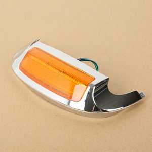 TCMT ön LED çamurluk İpucu Amber işık Fit Harley Tri Glide Ultra klasik 2014-2021 2020 XF2906148 - Product Image 1