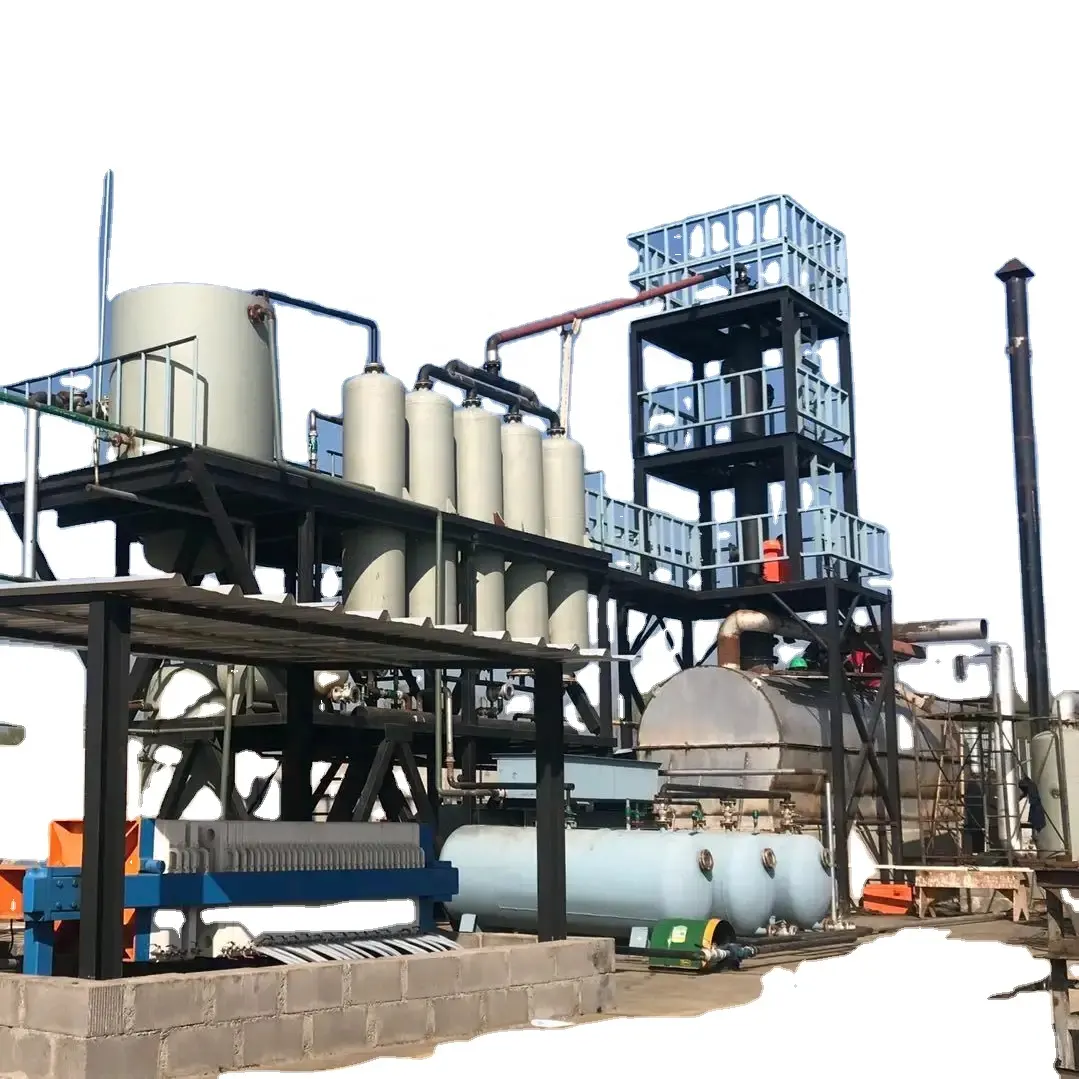 Pyrolysis Oil Purification Machine for Tire Oil/Plastic Oil Distillation