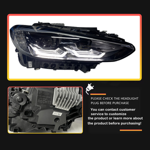 ชุดไฟหน้ารถ LED สำหรับ BMW 4ชุด G26 G22 M4 G80เรารุ่น2010-2022 B-mW G22ปรับแต่งได้ตามต้องการ - Product Image 3