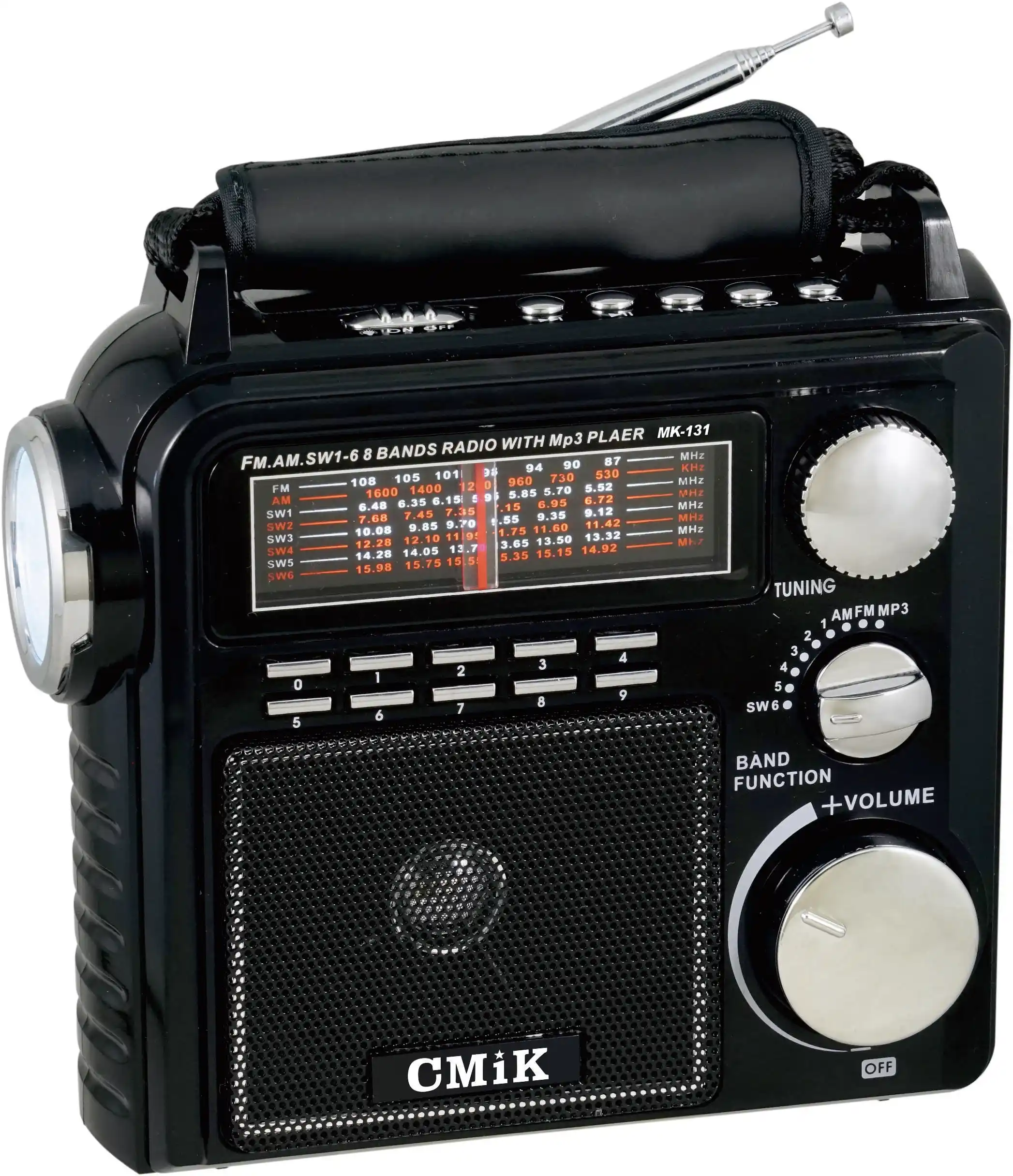 CMiK MK-131BT OemProfessional yenilikçi recepteur çok bantlı el krank radyo kontrol oyuncaklar taşınabilir radyo