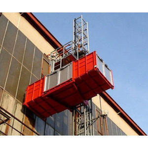 Electric <strong>Building</strong> Single Cage Monorail Construction <strong>Material</strong> Transport <strong>Platform</strong> Hoist