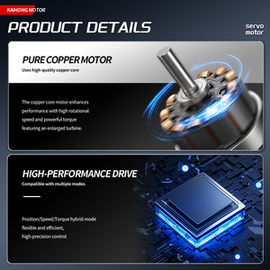 Kaihong Hybrid 3/<strong>4</strong> Axis <strong>1</strong>.3nm Nema 23 Servo 57*57*56mm Closed Loop Stepper Motor with 1000 PPR <strong>Encoder</strong> Hbs57 Driver 57*57*56mm - Product Image 4