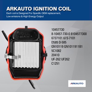 คอยล์จุดระเบิดประสิทธิภาพสูง12563293 10457730 19005218 UF-262 UF262 D585 D-585สำหรับ GMC LS1 LS2 LS6 LSX LQ9 4.8L 5.3L 6.0L - Product Image 4
