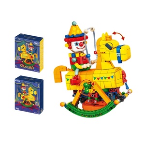 Cute Cartoon Character Building Block Set Small Particle Napoleon Clowns Model Educational <strong>Trojan</strong> Horse <strong>Toy</strong> for Kids Block Gifts - Product Image 2