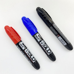 Cheap Big Volume Dry Fast Waterproof <strong>Chisel</strong> Tip Permanent <strong>Marker</strong> Pen for School and Office Use - Product Image 2