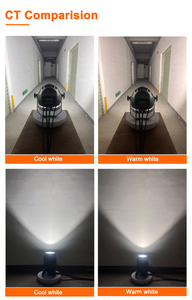 Ava su geçirmez 200W COB LED par 3200K/5600K çift CT parlak yüz ışık LED izleyici ışık COB LED par ışık - Product Image 6