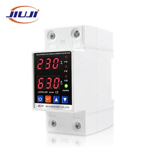 JIUJI <strong>Voltage</strong> Regulators Digital Current <strong>Voltage</strong> Protector Din Rail Adjustable Over Under <strong>Voltage</strong> Protector - Product Image 1