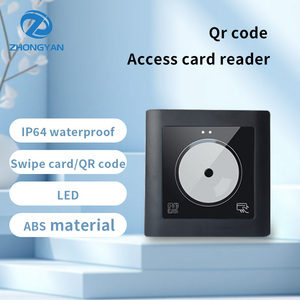 Interfaz USB Escáner de código de barras de código QR con RS232 RS485 UART 13,56 MHz Soporte de tarjeta IC Lector de tarjetas de control de acceso integrado