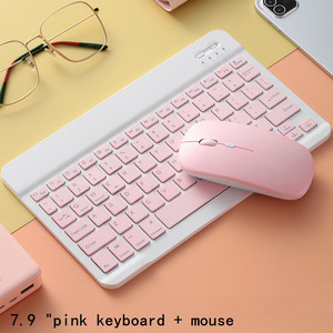 Para Apple Teclado iPad Xiaomi Samsung Huawei teléfono tableta teclado inalámbrico para Android IOS Windows teclado inalámbrico y ratón - Product Image 5