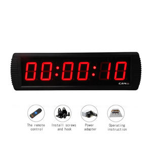 YIZHI GI6T-3R 3-Zoll-6-stellige tragbare Gym Digital Training Timer Countdown-Uhr 7 Segment LED Digital Wanduhr - Product Image 2