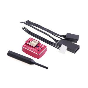AGFRC EPA AVCS modalità PWM seguire custodia CNC sterzo colore rosso giroscopio per auto da corsa Mini Z / Drift - Product Image 1