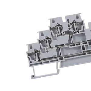 <strong>Double</strong> Level <strong>Spring</strong> Cage Self-locking Wire Connector <strong>Terminal</strong> <strong>Block</strong> 2.5 square mm STTB2.5 - Product Image 5