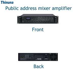 PA System Multi Channel Speaker Volume Control Professional Mixing Power Audio Amplifier <strong>Match</strong> for <strong>Sound</strong> Mixer with Wireless BT - Product Image 3