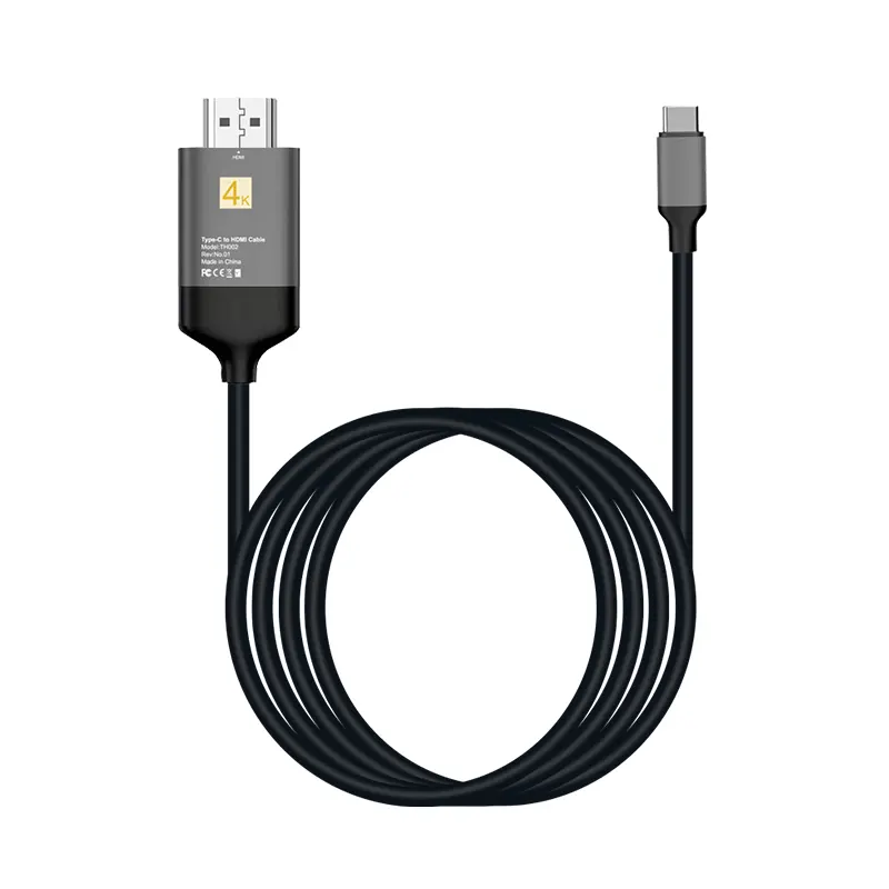 USB 3,1 типа C для HDMl 1080P Кабель-адаптер 1,8 м USB-C для HDMl кабель для MacBook Pro ноутбук ПК