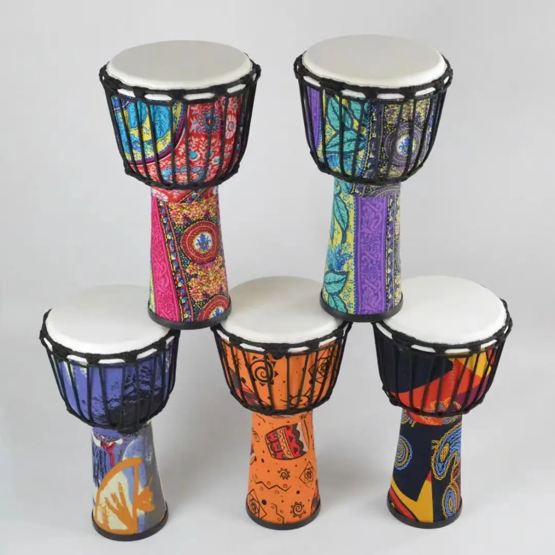 DJEMBE trống vải phi trống tay da dê trống cho người lớn người mới bắt đầu trẻ em