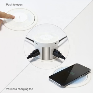 Retractable <strong>Socket</strong> <strong>with</strong> USB C Charger and Wireless Charger and US <strong>Socket</strong> - Product Image 4