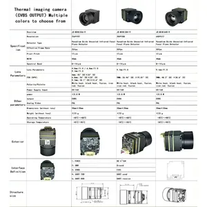 JS-MINI640-9 FPV-Infrarot-Wärme bild kamera modul 640*512 Auflösung 9,1mm UART VCBS-Ausgang Nachtsicht-Infrarot kamera - Product Image 6