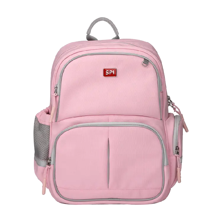 Bolso de hombro escolar rosa para niña de Primanry cuidado ergonómico de la columna vertebral profesional de buena calidad, mochila impermeable para niños