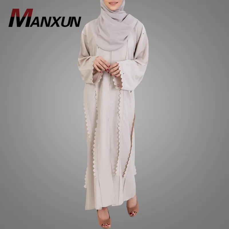 Cardigan Abaya de grande taille pour femmes musulmanes, tissu de qualité supérieure avec coupe, robe pour événements de l'aïd, Kaftan, Kimono, vêtements islamiques