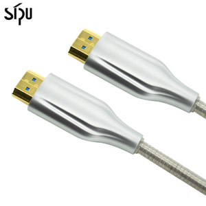 SIPU 80M Ultra-HD Optical Fiber Optic Cable <strong>HDMI</strong> 4K 60Hz 18Gbps AOC for Speaker Microphone Monitor DVD Player with PVC Jacket