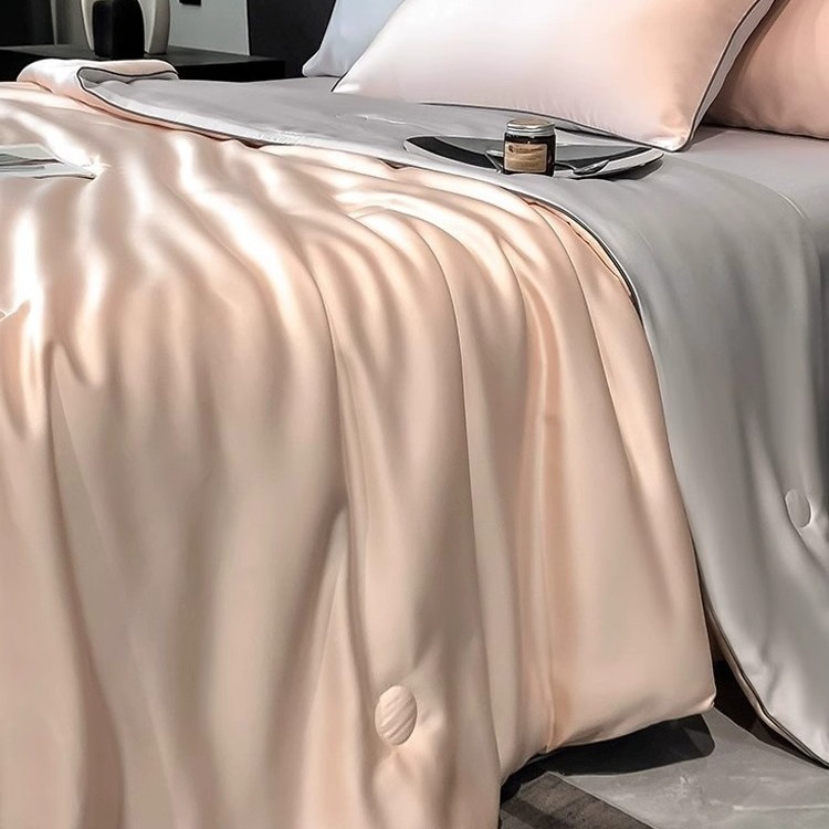 Half-ripe peach-quicksand gray-100 lyocell-s silky smooth