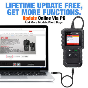 Başlat 3001 OBD2 tarayıcı otomotiv araç teşhis kontrol motor işık O2 sensörü sistemleri OBD kod okuyucular tarama aracı - Product Image 4