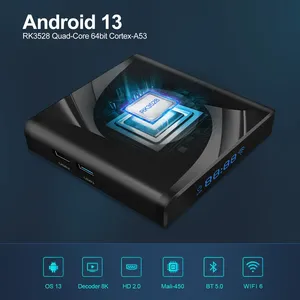 人気の販売インターネットデジタルテレビコンバーター4kスマートテレビボックスx88pro13新着RK3528 Android 13.0 8K HDIPTVセットトップボックス - Product Image 3