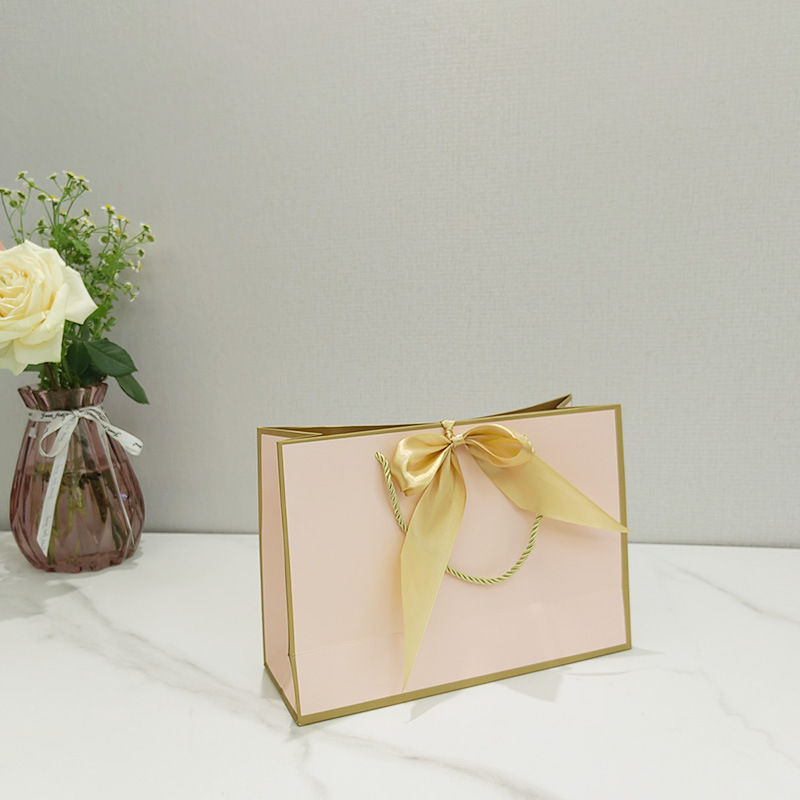 Pink with gold frame