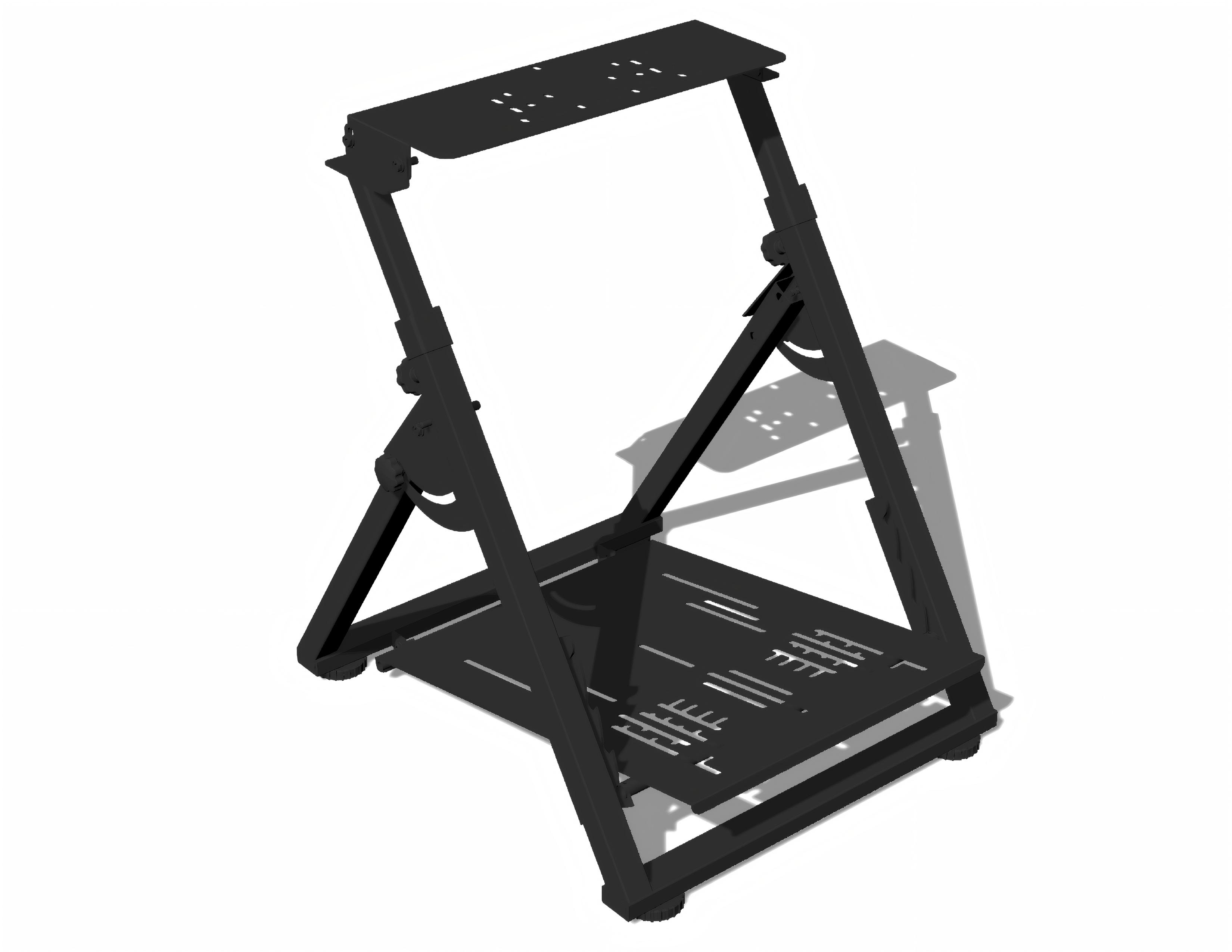 Support de simulateur de course noir