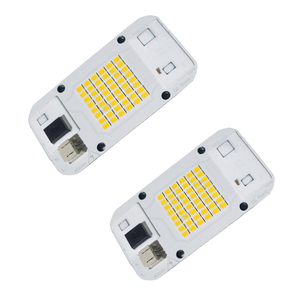 AC220v DIY Samsung LM283B Led COB 50W 660nm สีแดงและ 395nm UV LED ขั้วต่อแบบไม่มีรอยต่อเต็มสเปกตรัมพืชเติบโตแสง COB ชิป - Product Image 5