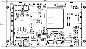 Placa base Allwinner A133 de código abierto, LCD táctil de 7 pulgadas, USB UART RJ45 2G 16G para placa de desarrollo Android y HMI Android - Product Image 6