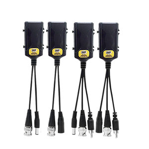 Active 8MP Video Power 2 1 Video Balun <strong>BNC</strong> DC5.5/2.1 Rj45 12-36V CCTV Camera Accessories UTP CAT5E/6 AHD/CVI/TVI/CVBS Monitors