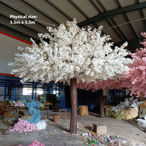Lớn màu trắng tầng Nhân Tạo Hoa Anh Đào cây cho đám cưới trung tâm mua sắm & khách sạn trang trí nội thất mô phỏng cảnh quan & có nhu cầu cây - Product Image 6