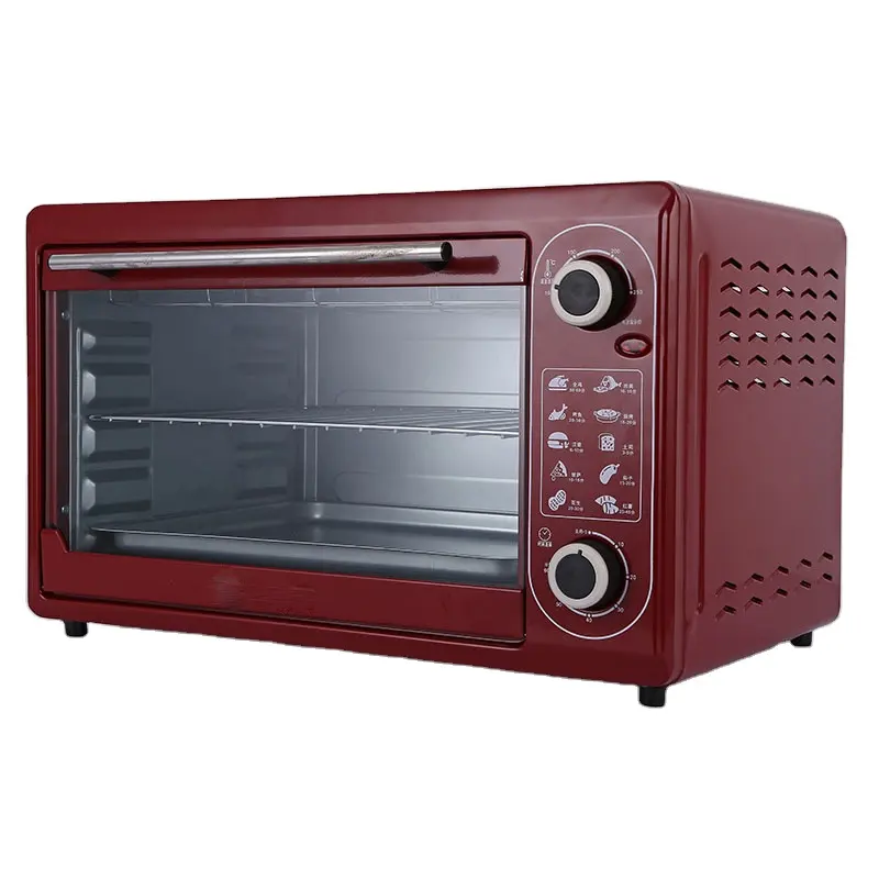 Zogifts 220V a buon mercato casa elettrica Mini portatile forno per Pizza con funzione di allarme Timer