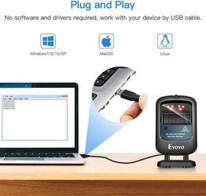 Eyoyo Guangdong Hands-Free USB Wired Desktop 1D 2D PDF417 <strong>Data</strong> <strong>Matrix</strong> <strong>Bar</strong> <strong>Code</strong> Reader Barcode <strong>Scanner</strong> for Supermarket - Product Image 4