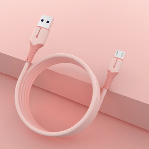 X2 ODM 3A 60W 1M ชาร์จเร็วซิลิโคน USB to Type C Micro Light ข้อมูลสายเชื่อมต่อสำหรับ iPhone 6 13 14 15สำหรับ Apple - Product Image 1