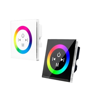 DC12V-24V RGB Touch Panel <strong>Controller</strong> for LED RGB Strips Lamp - Product Image 1