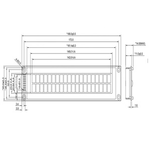 China supplier 20*2 BV20 dot <strong>matrix</strong> character panel SPLC780 <strong>controller</strong> 16 pin <strong>display</strong> 20x2 lcd <strong>module</strong> - Product Image 5