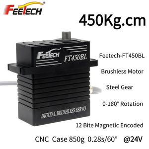 Rc Digital Servo <strong>Motor</strong> 0.285sec Steel Gear 450KG Brushless Servo for Large Scale Helicopters/Aircrafts/Airplanes/Industrial Area