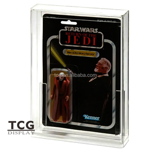 TCG temizle UV koruma akrilik durumda slayt kapak tasarımı ile Star Wars GI Joe Indiana Jones rakamlar akrilik vitrin - Product Image 3